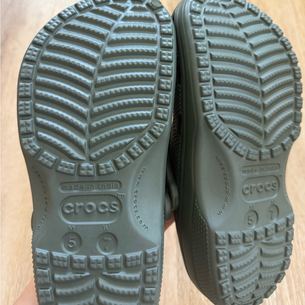 NEW COLOR CROCS Classic Clog Field Green W7/M5 - Picture 3 of 4